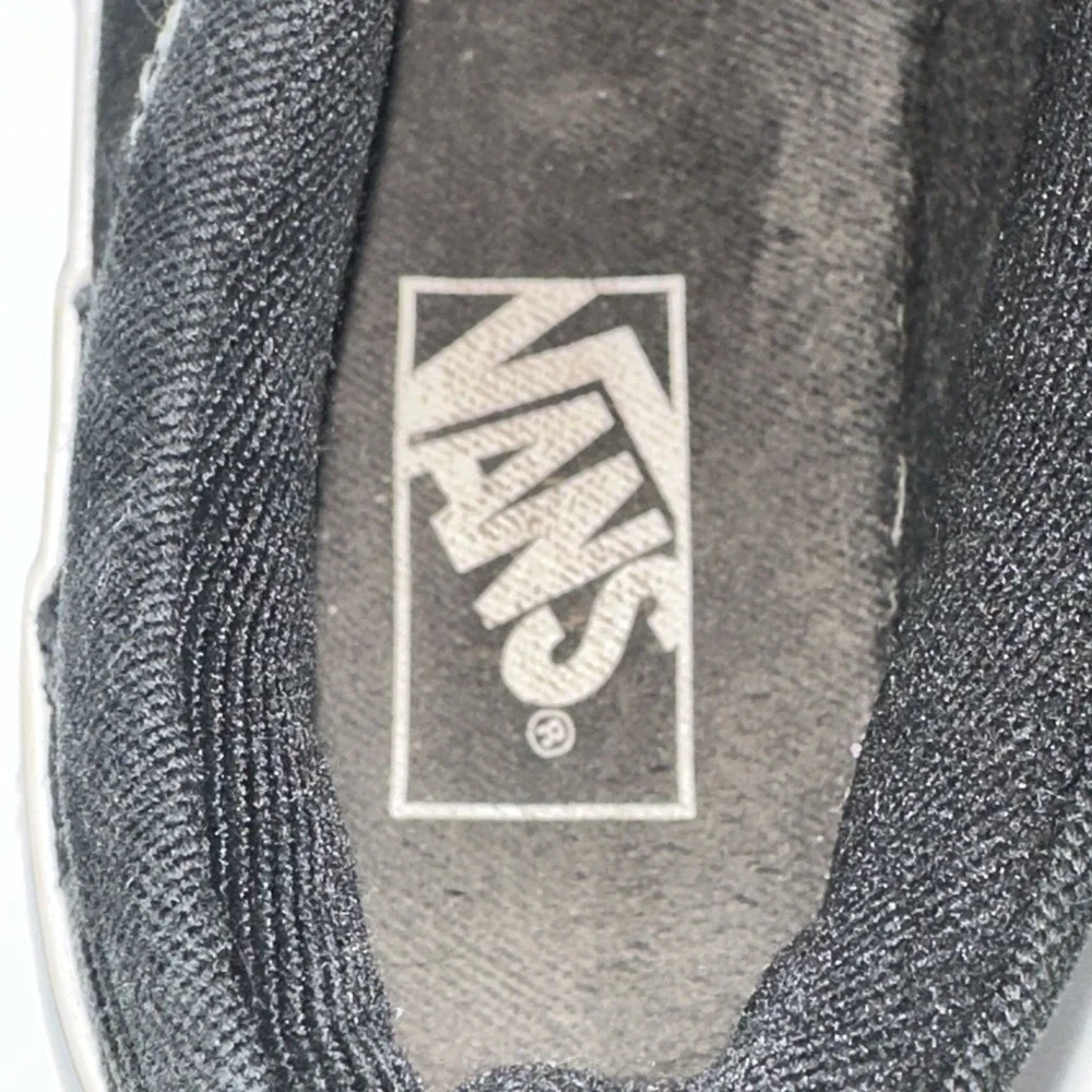 Vans Classic Black Checkerboard Slip Ons‎ Kids Size 1
